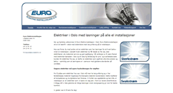 Desktop Screenshot of euroelektro.no